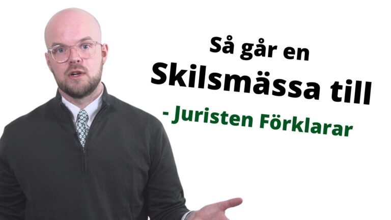 Ansökan om skilsmässa: Så fyller du i Skatteverket blankett korrekt