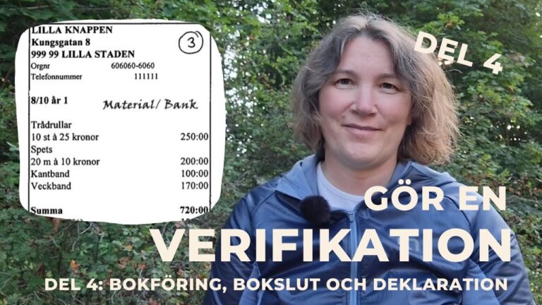 Bokf&ouml;ringsverifikation f&ouml;r Moms: S&aring; Hanterar du Skatteverket Effektivt