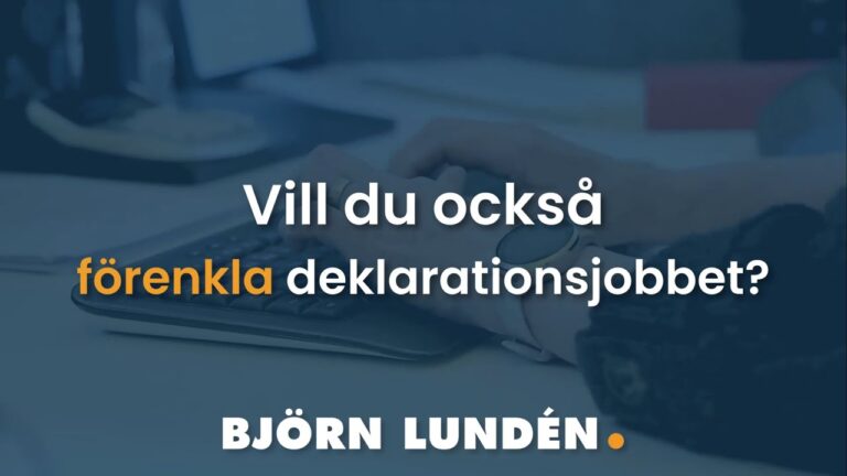 Bosse Arvidsson Lund: S&aring; Hanterar Du Skatteverket Effektivt