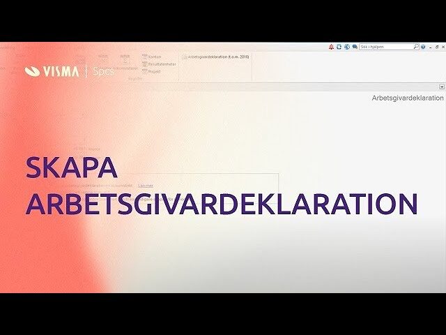 S&aring; h&auml;r f&ouml;r du &ouml;ver skattetabell fr&aring;n Skatteverket till Visma L&ouml;n