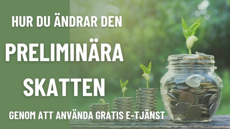 Så hittar du din preliminära omsättning hos Skatteverket