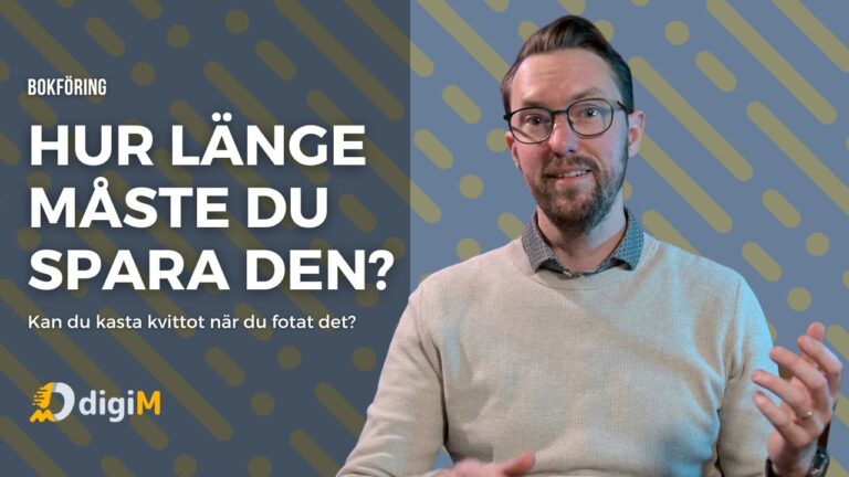 Hur l&auml;nge m&aring;ste man spara papper fr&aring;n Skatteverket? En komplett guide