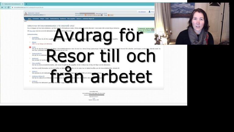 Resor till och från jobbet: Vad säger Skatteverket?