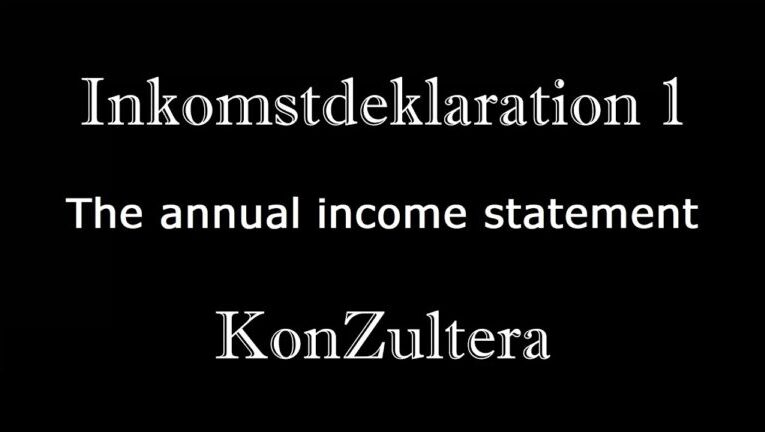 Skatteverket Inkomstdeklaration 1: En komplett guide på engelska