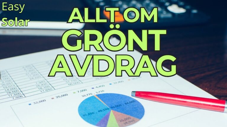 Maximera Ditt Skatteverk Gr&ouml;nt Avdrag f&ouml;r Batteri &ndash; S&aring; H&auml;r G&ouml;r Du!